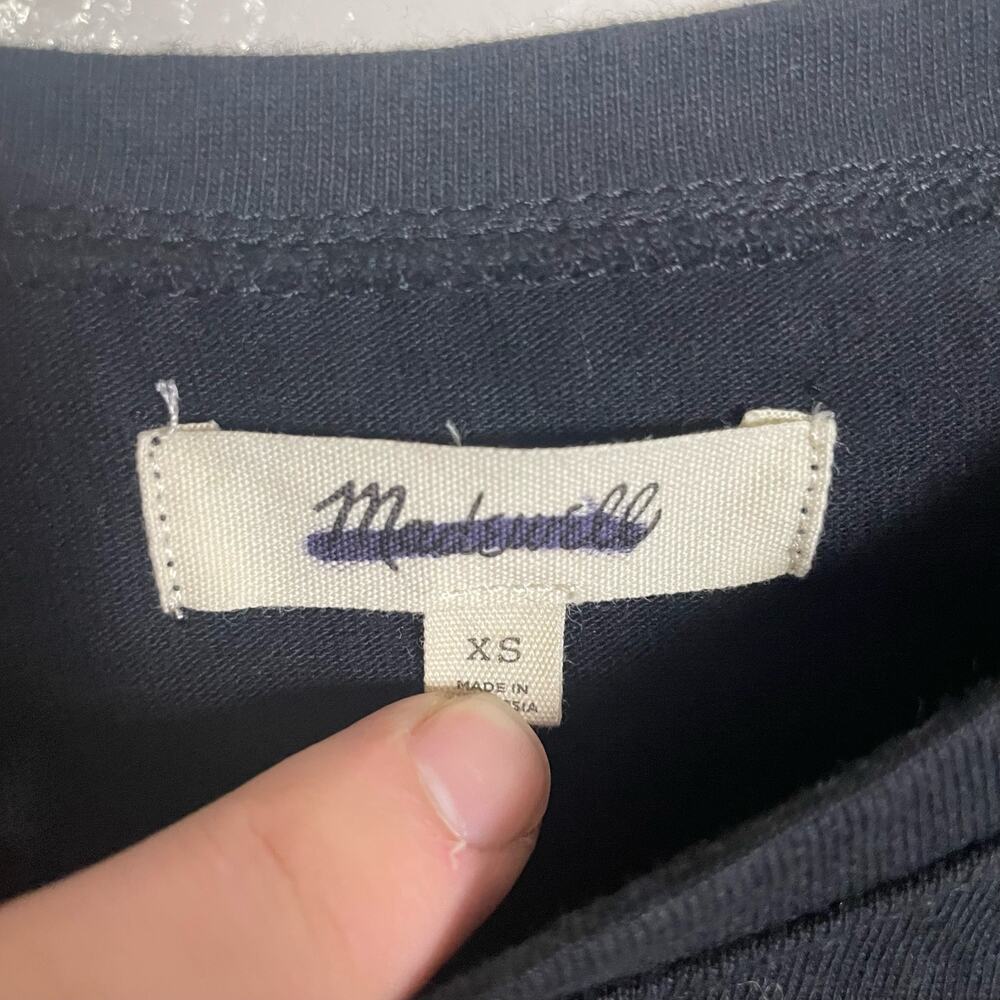 Madewell Dart Heavyweight Jersey Crewneck Short Sleeve Tee Shirt US Women's XS - Picture 5 of 5